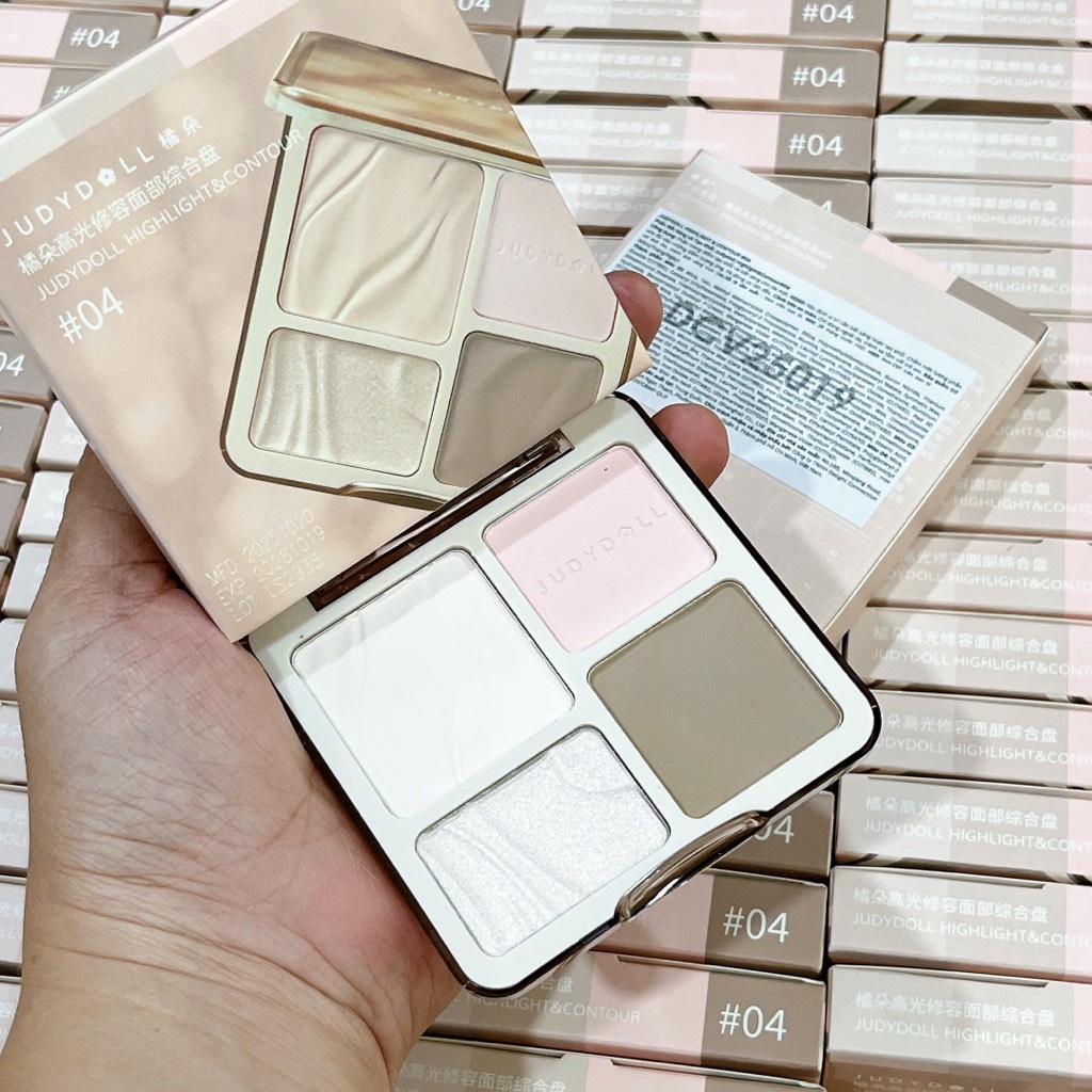 Bảng Highlight & Contour JUDYDOLL 4ô