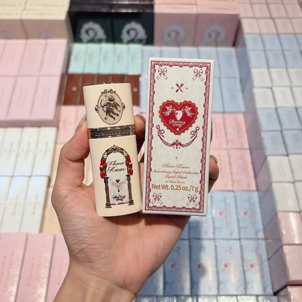 Má Hồng Kem Flower Knows Strawberry Cupid 7g