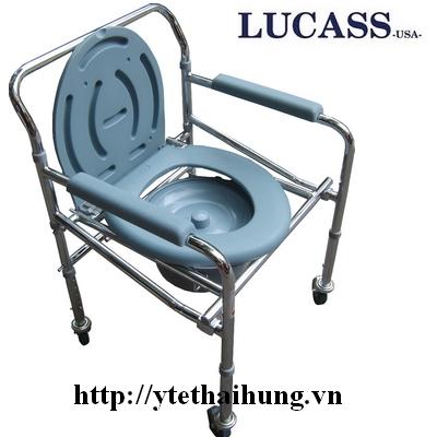 Ghế bô vệ sinh có bánh xe Lucass GK96/ G696