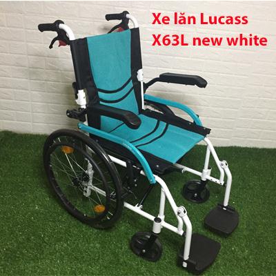 Xe lăn hợp kim nhôm siêu nhẹ Lucass X63L new