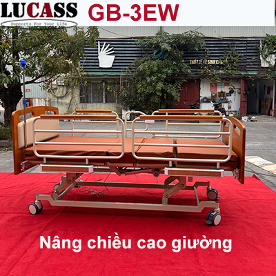 Giường điện nâng hạ chiều cao Lucass GB-3EW
