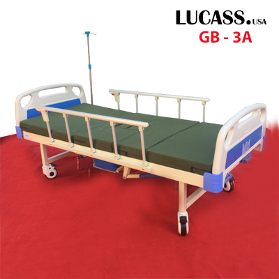 Giường bệnh nhân 3 tay quay Lucass GB-3A