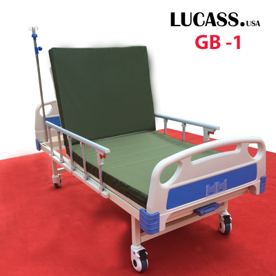 Giường bệnh 1 tay quay cao cấp Lucass GB-1