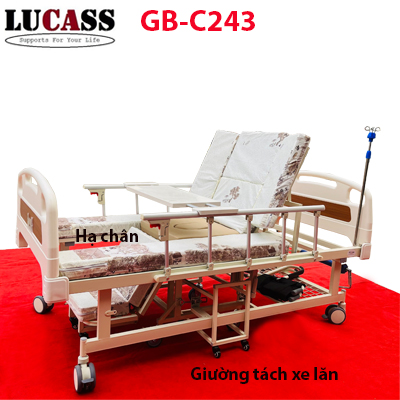 Giường tách xe lăn Lucass GB-C243 (GB-6E)