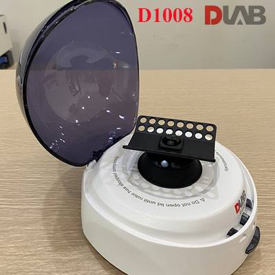 Máy ly tâm mini DLAB D1008 có 8 lỗ và 32 lỗ