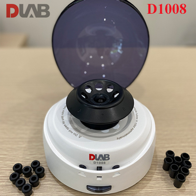 Máy ly tâm mini DLAB D1008 có 8 lỗ và 32 lỗ