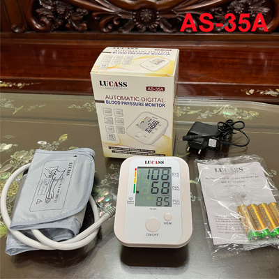 Máy đo huyết áp điện tử bắp tay Lucass AS-35A