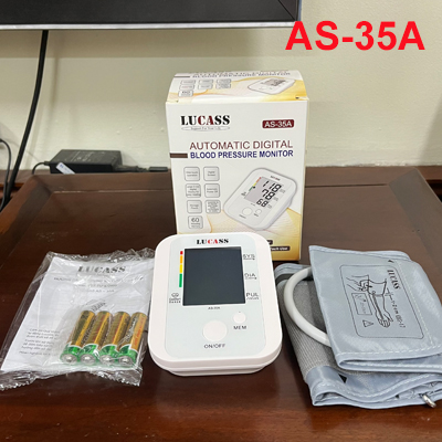 Máy đo huyết áp điện tử bắp tay Lucass AS-35A