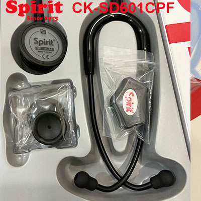 Ống nghe y tế Spirit CK-SD601CPF có 2 màng nghe và 2 chuông nghe