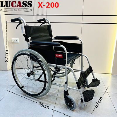 Xe lăn Lucass X200 khung hợp kim nhôm