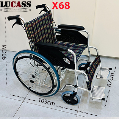 Xe lăn hợp kim nhôm X68L hoặc X68