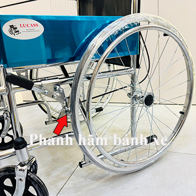 Xe lăn Lucass X9 có phanh tay (X9 luxury)