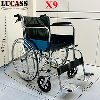 Xe lăn Lucass X9 có phanh tay (X9 luxury)