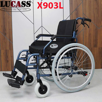 Xe lăn cao cấp Lucass X903L khung hợp kim nhôm