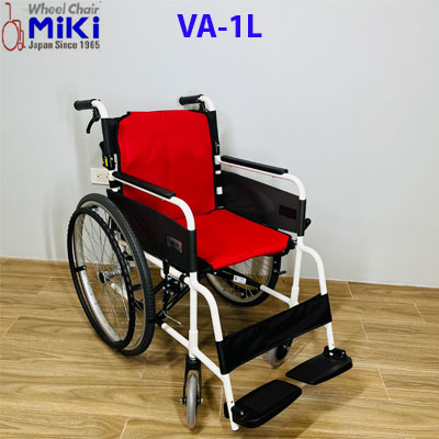Xe lăn Miki Nhật Bản VA-1L phiên bản nâng cấp, đệm 2 lớp