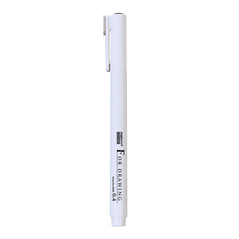 Bút Vẽ Kỹ Thuật Marvy 4600 - Ngòi 0.4 - Drak Brow