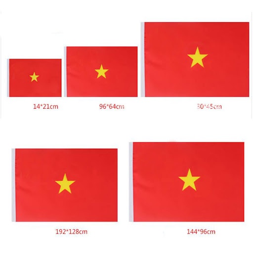 Lá Cờ Việt Nam - Cờ Tổ Quốc - Cờ Đỏ Sao Vàng - Cờ Vải ( Size 60x80cm) | Calaco Lá Cờ Việt Nam - Cờ Tổ Quốc - Cờ Đỏ Sao Vàng - Cờ Vải ( Size 60X80Cm) | Calaco