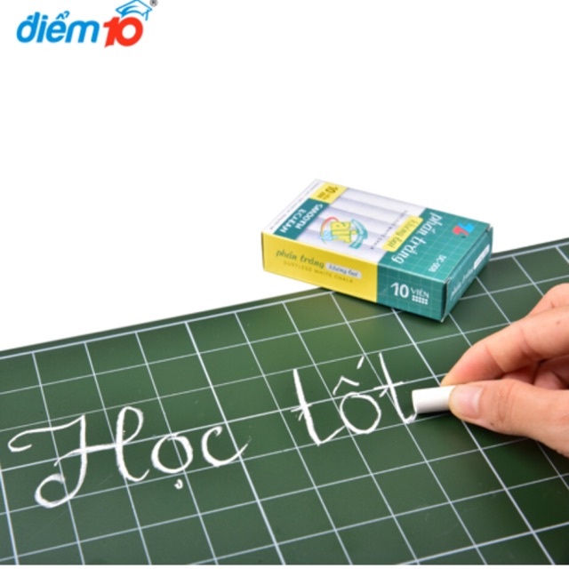 Phấn Trắng Không Bụi 10 Viên Thiên Long DC-008