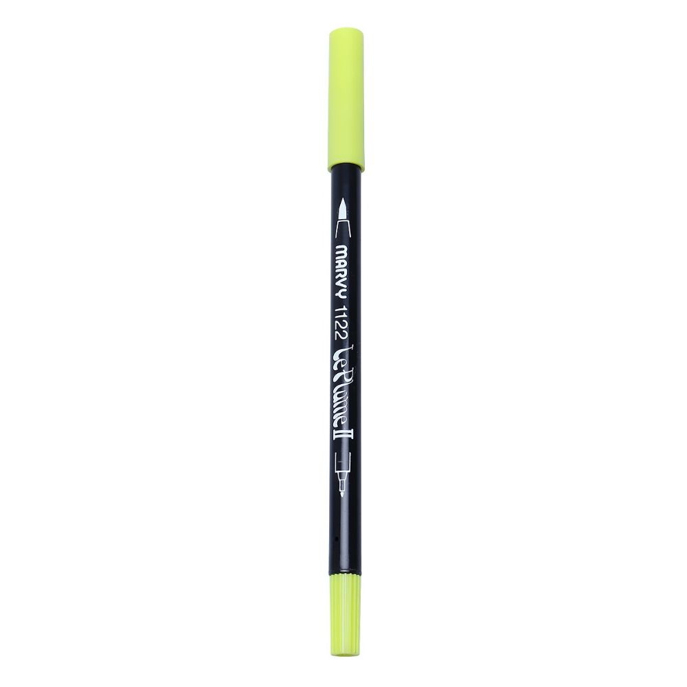 Bút Lông Hai Đầu Marvy 1122 No.52 - Yellow Green