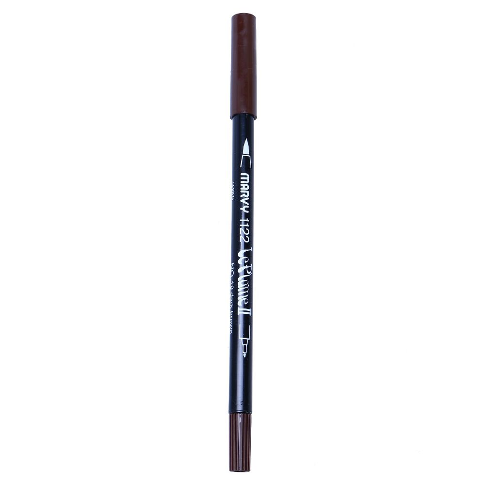 Bút Lông Hai Đầu Marvy 1122 No.18 - Dark Brown