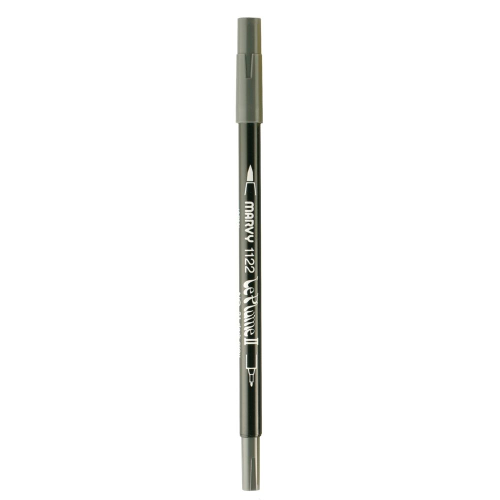Bút Lông Hai Đầu Marvy 1122 No.21 - Dark Grey