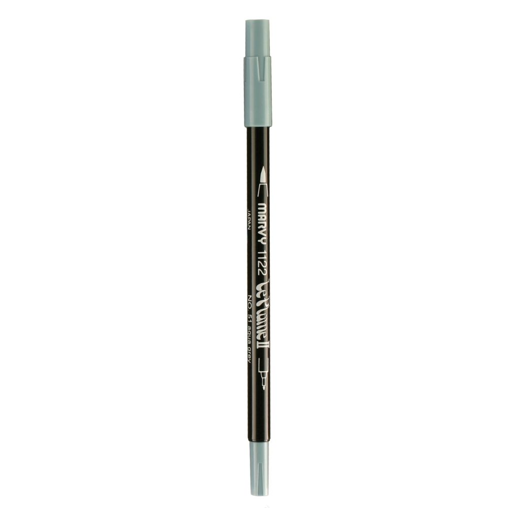 Bút Lông Hai Đầu Marvy 1122 No.51 - Aqua Grey