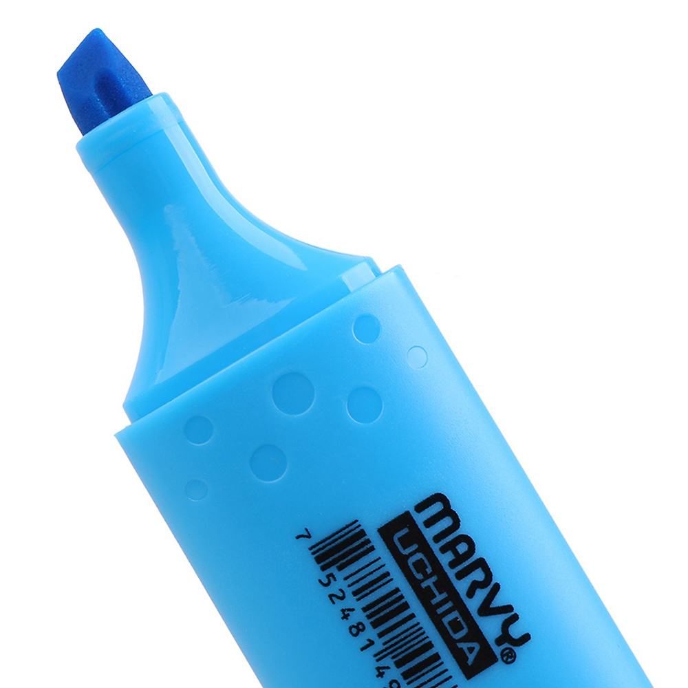 Bút Dạ Quang Marvy Uchida 55 - Màu Xanh Dương