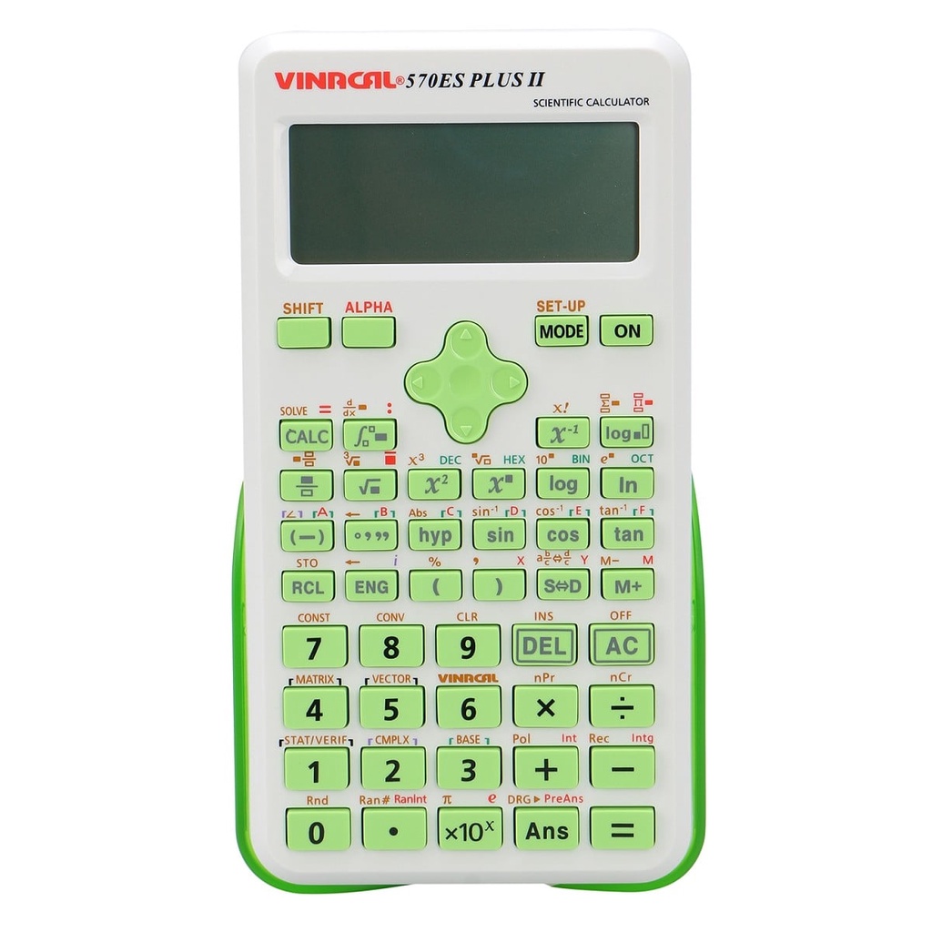 Máy Tính Học Sinh Vinacal 570ES PLUS II (Chính Hãng) [452 Tính Năng] [Bảo Hành 2 Năm 1 Đổi 1]