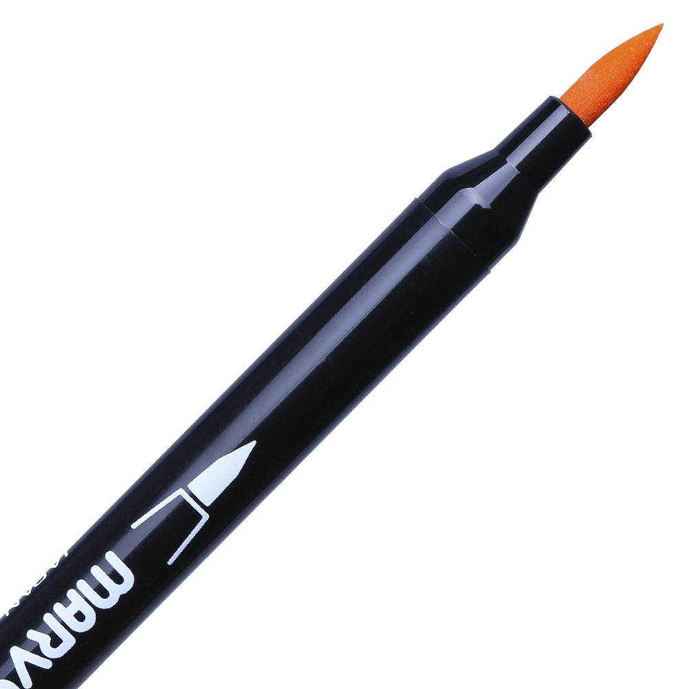 Bút Lông Hai Đầu Marvy 1122 No.43 - Brilliant Yellow