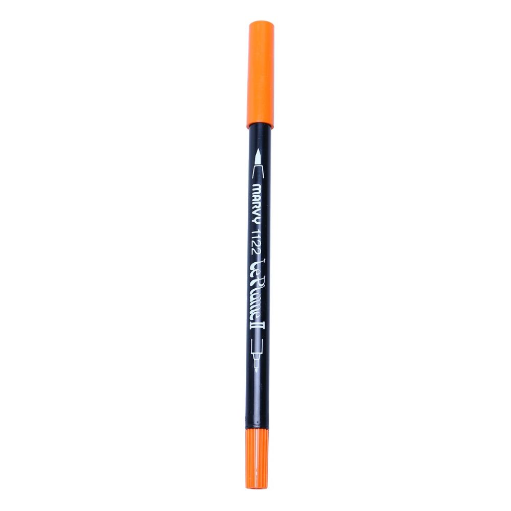 Bút Lông Hai Đầu Marvy 1122 No.7 - Orange