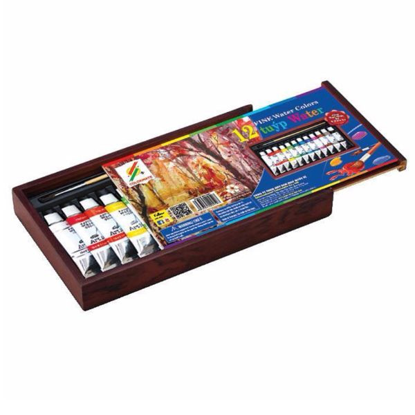 Hộp 12 Tuýp Màu Vẽ Watercolor - 401441