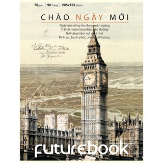 Tập Học Sinh Chào Ngày Mới Futurebook - 4 Ô Ly Vuông (20.5x15.3cm)