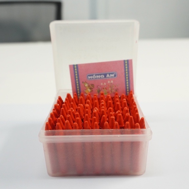 Hộp Phấn Sáp Xe Hồng Ân (100 Viên)