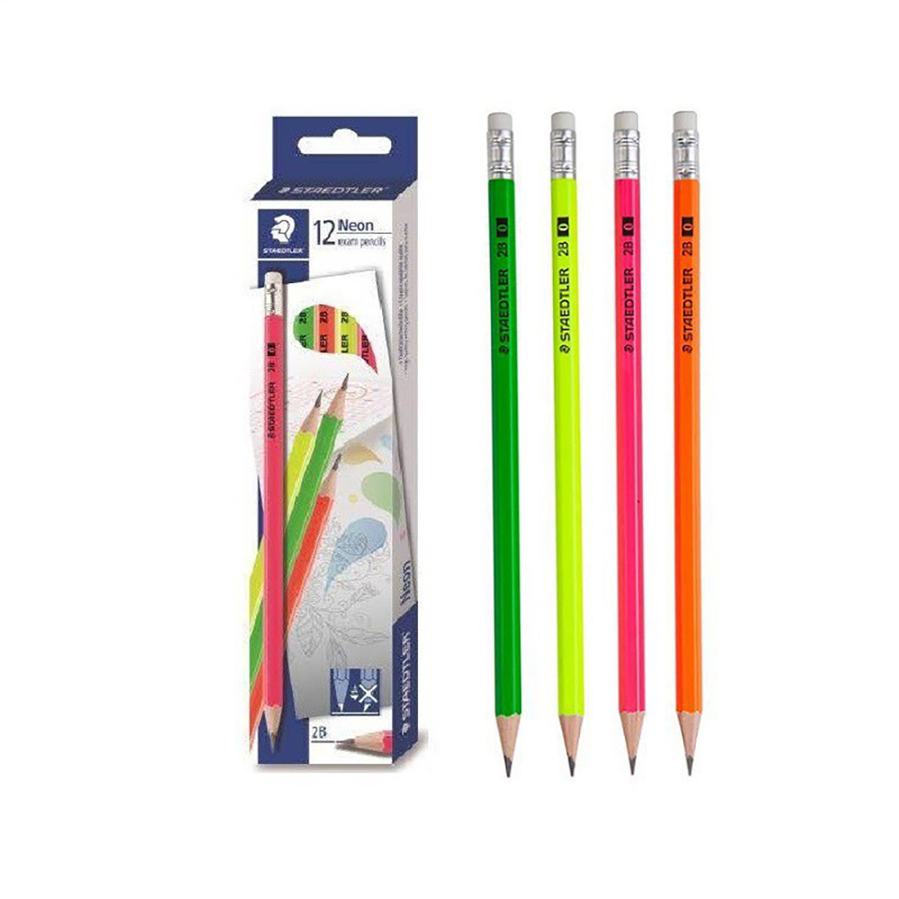 Bút Chì Gỗ STAEDTLER 2B NEON - 13244C12TH