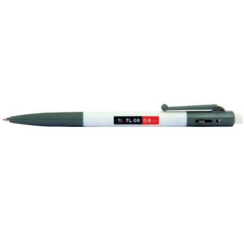 Bút Bi Bấm 0.8mm Thiên Long TL-08 (Mực Đen)