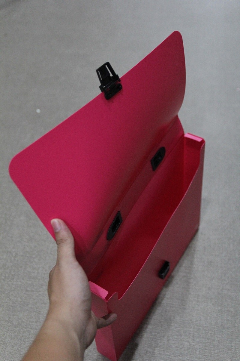 Cặp Deli 1 Ngăn - B50002 - Màu Hồng