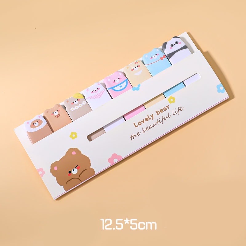 Giấy Đánh Dấu Trang Hoạt Hình Cute No.2858 (120 Tờ)