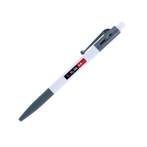 Bút Bi Bấm 0.8mm Thiên Long TL-08 (Mực Đen)