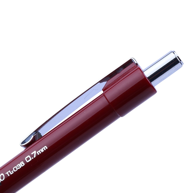 Bút Bi Bấm 0.7mm Thiên Long TL-036 (Màu Đỏ)