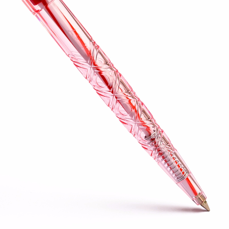 Bút Bi Bấm 0.5mm Thiên Long TL-061 (Mực Đỏ)