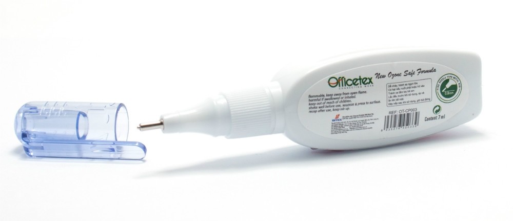 Bút Xóa Officetex Thân Dẹp 7ml/OT-CP003