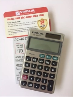 Máy Tính Bỏ Túi Vinacal LC403TV (Màn Hình 12 Số)