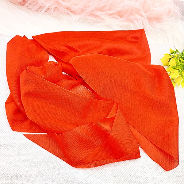 Khăn Quàng Đỏ Học Sinh 1m4 - Loại Trơn (Vải Tốt Chống Nhăn)