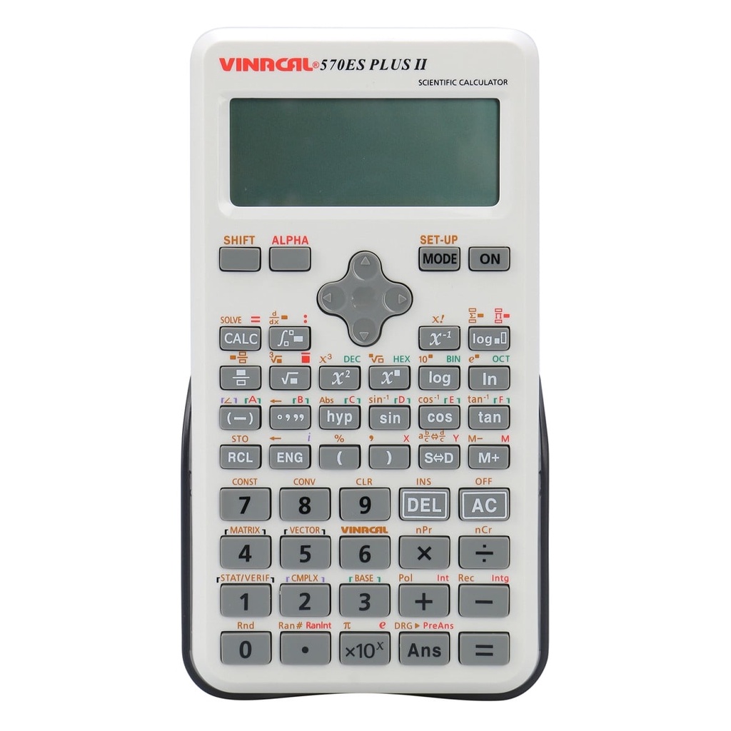 Máy Tính Học Sinh Vinacal 570ES PLUS II (Chính Hãng) [452 Tính Năng] [Bảo Hành 2 Năm 1 Đổi 1]