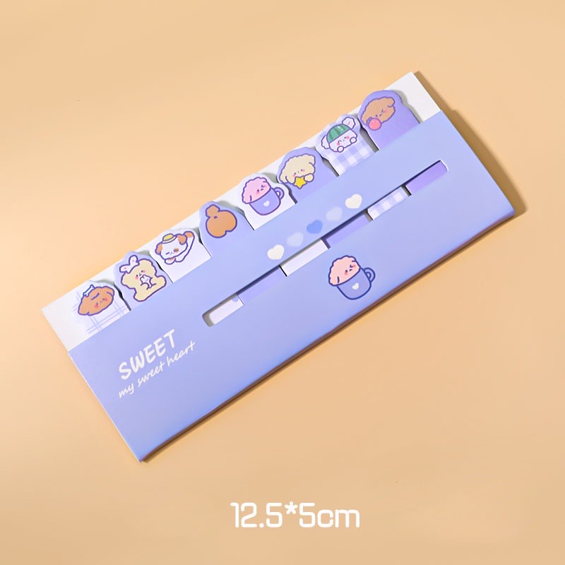 Giấy Đánh Dấu Trang Hoạt Hình Cute No.2858 (120 Tờ)