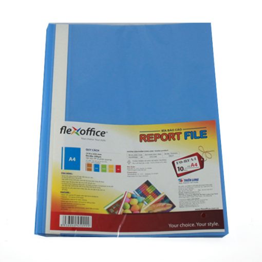 Bìa Báo Cáo A4 Thiên Long Flexoffice FO-RFA4 (Màu Xanh Dương)