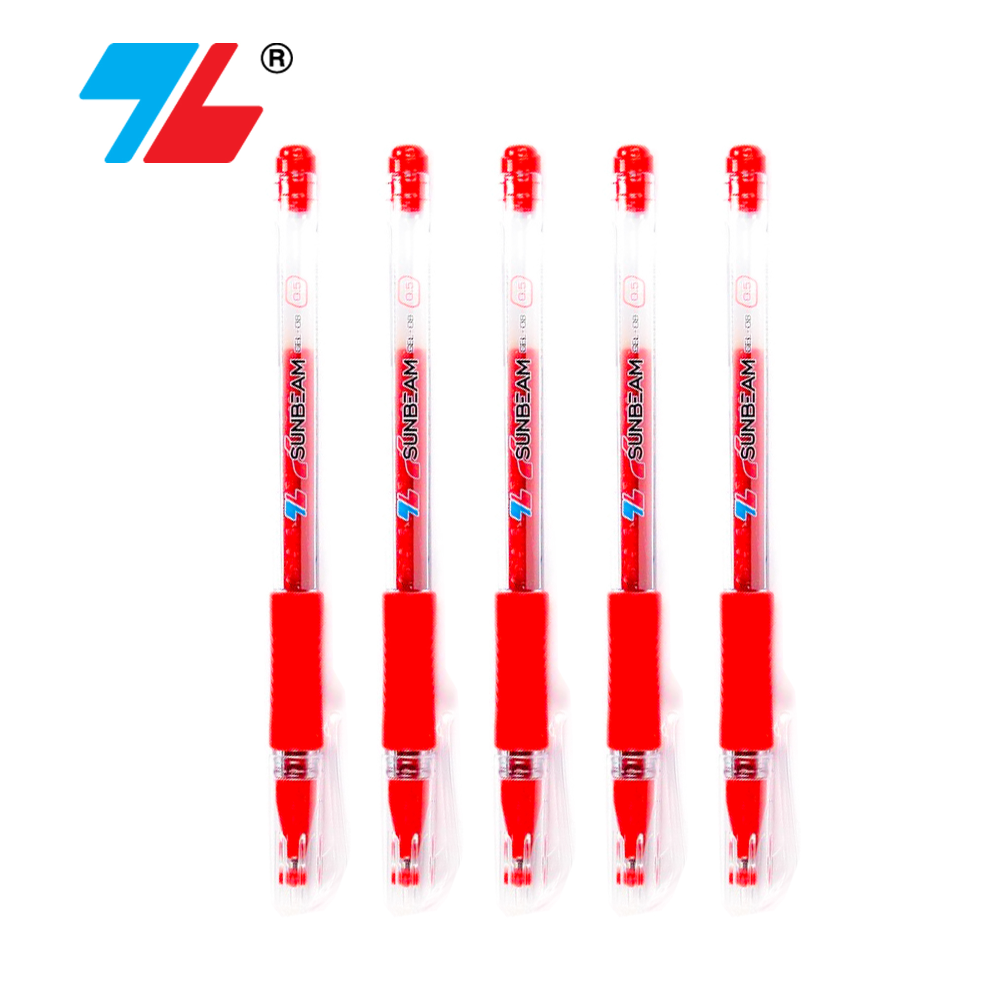 Bút Gel 0.5mm Thiên Long Sunbeam Gel-08 (Mực Đỏ)