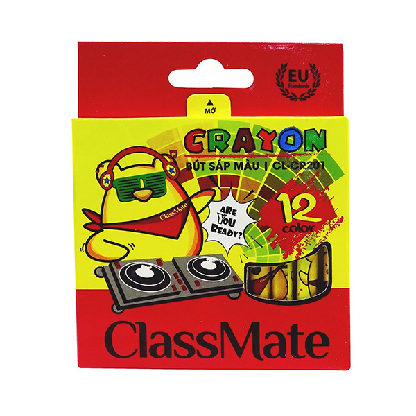 Bút Sáp 12 Màu ClassMate CL-CR201