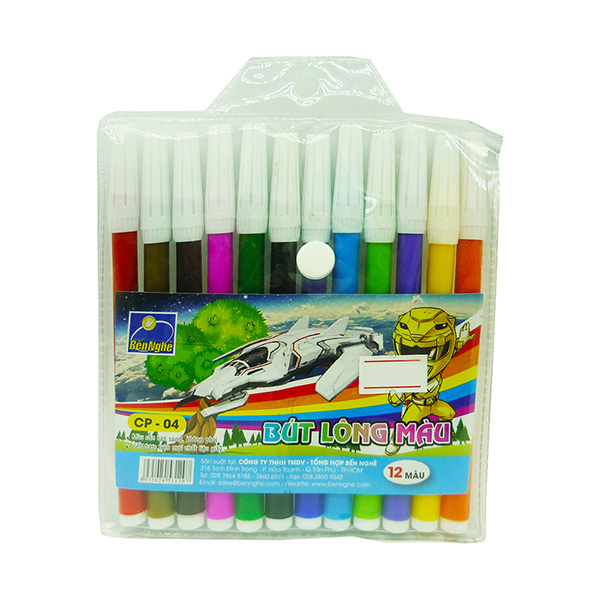 Bút Lông Màu Bến Nghé (12 Màu)