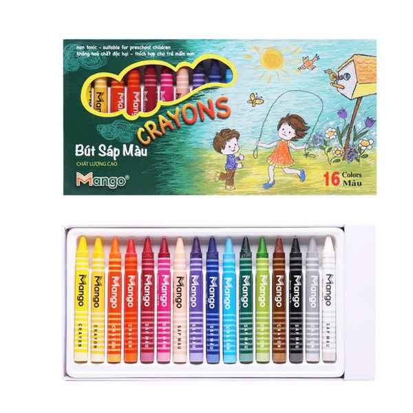 Bút Sáp Màu Mango Crayons BST-16M
